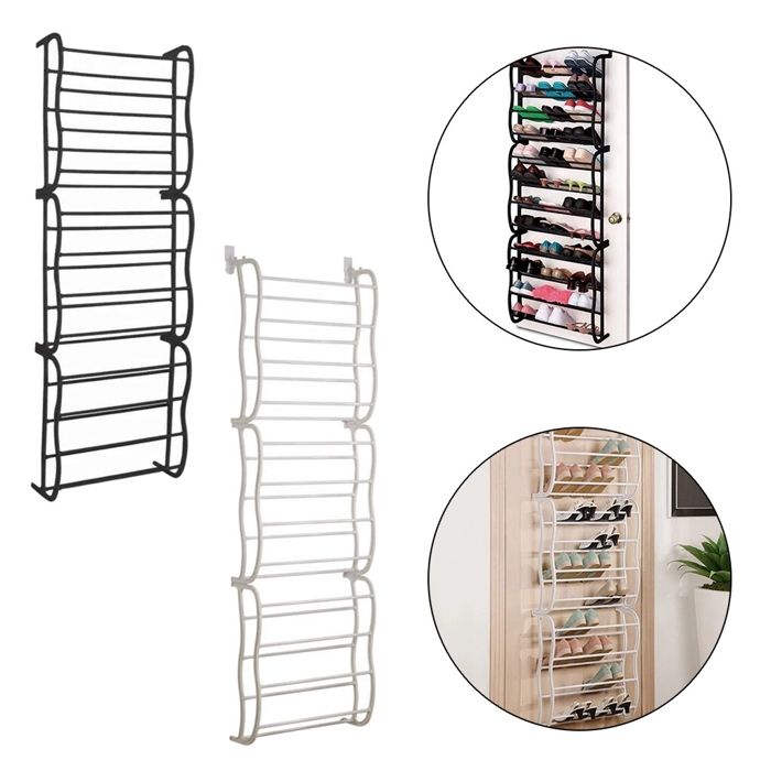 Etagères range chaussures 36 Chaussures 12 Compartiments Suspendre Pour Porte