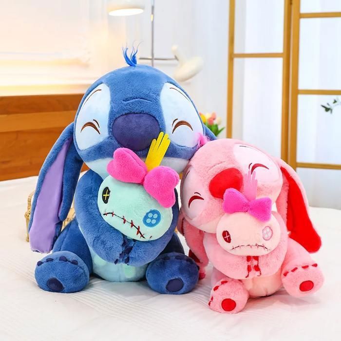 Peluche Hug Stitch Amical - Bleu - 32 cm