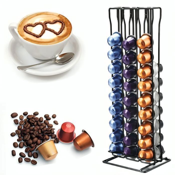 Porte-Capsules de Café pour 60 Capsules Nespresso : Organisation et Élégance