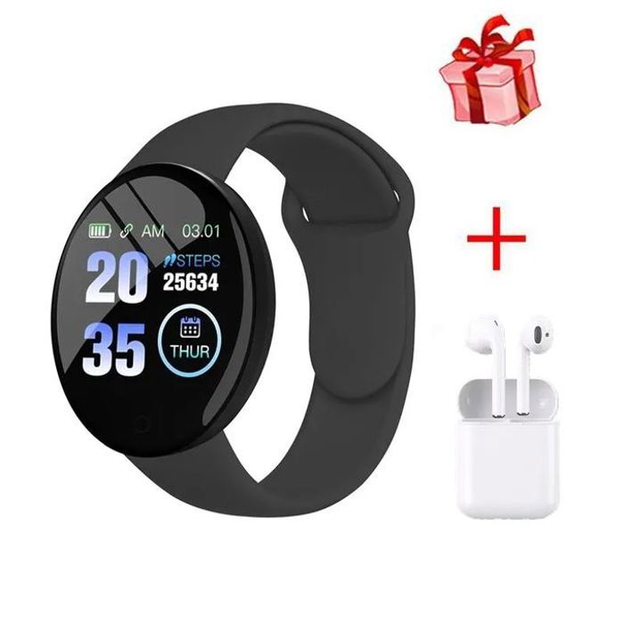 Montre Connectée Bluetooth Étanche - Ensemble Écouteur Bluetooth