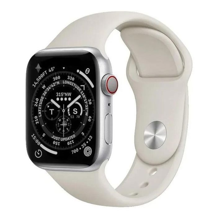 Bracelet Apple Watch en silicone - Ultra 2, 44mm, 49mm, 45mm, Series 7, 8, SE, 9, 6