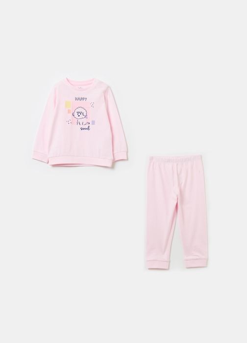 Pyjama en coton bio imprimé