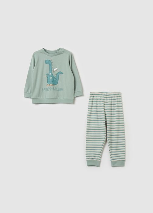 Pyjama en coton bio imprimé