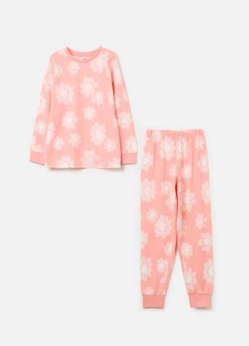 Pyjama en coton bio imprimé