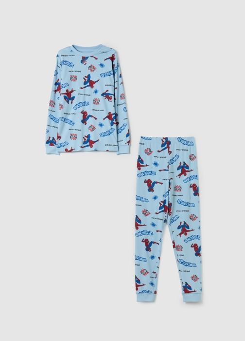 Pyjama en coton bio imprimé Spider-Man