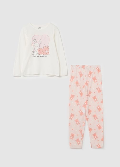 Pyjama ''Dors moins, rêve plus'' en coton biologique