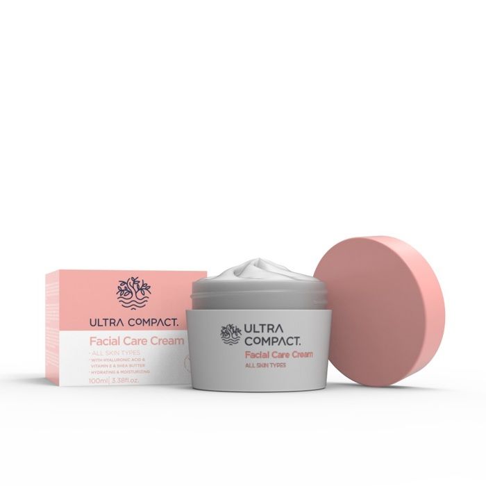 Crème Visage - ULTRA COMPACT - 100ml - Beurre de Shea - Vitamine E - Aloevera