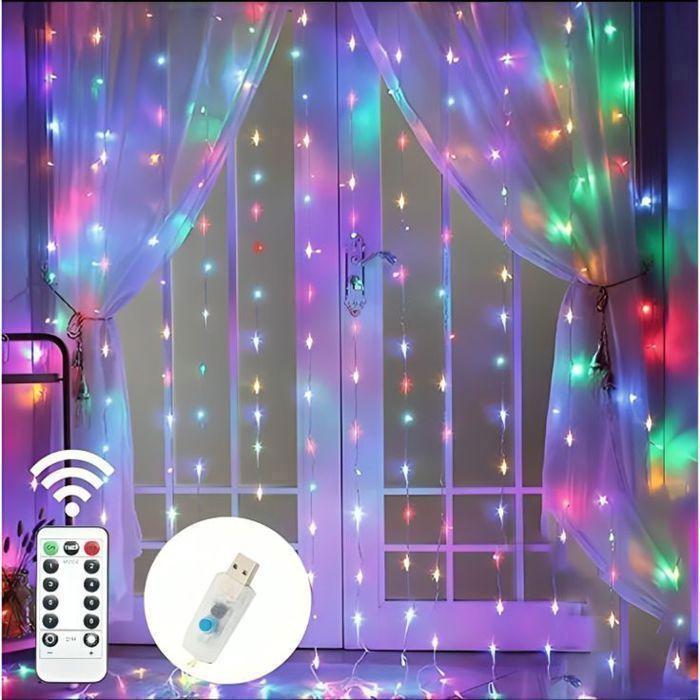 Guirlande Lumineuse avec Télécommande : Décoration Éclatante et Polyvalente