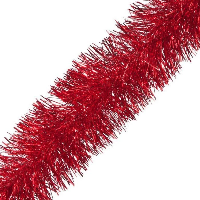 ruban sapin de Noël rouge actuel 2mx15cm