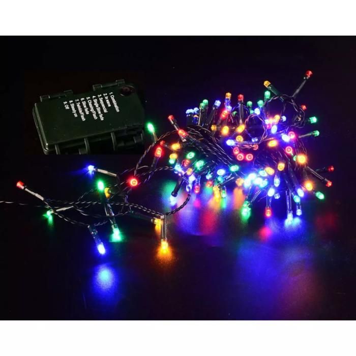 Guirlande extérieure 100 led multicolore - 7,92 m