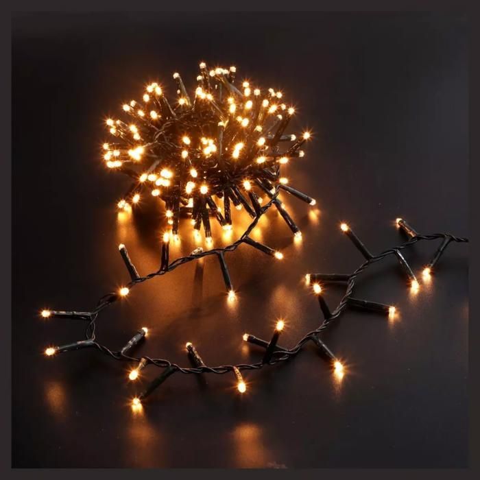 Guirlande Extérieure 200 LED Blanc Froid 8 Programmes
