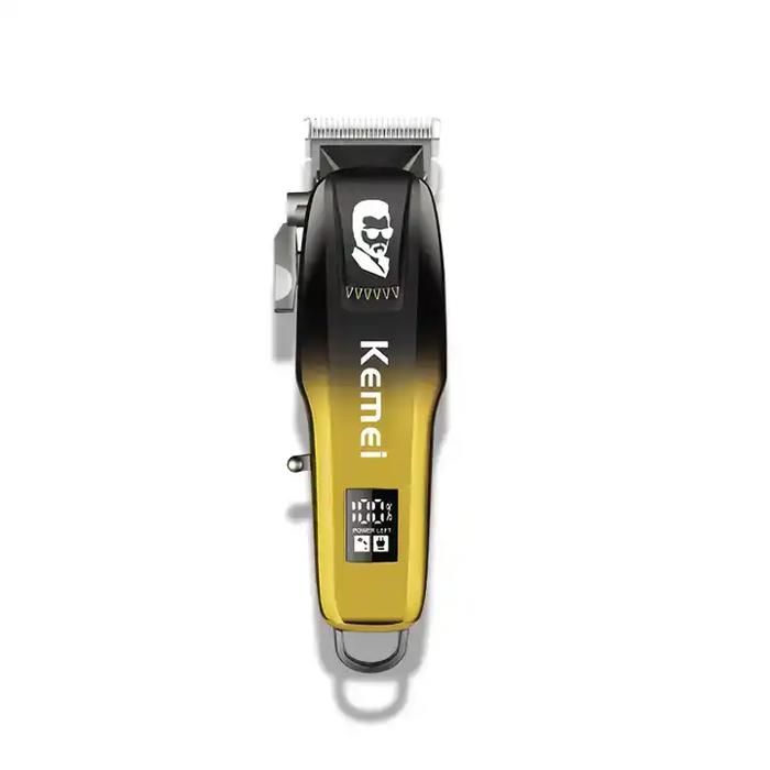 Kemei - Tondeuse à Cheveux électrique Pro Km-709a à tête de coupe réglable - Sans fil Rechargeable