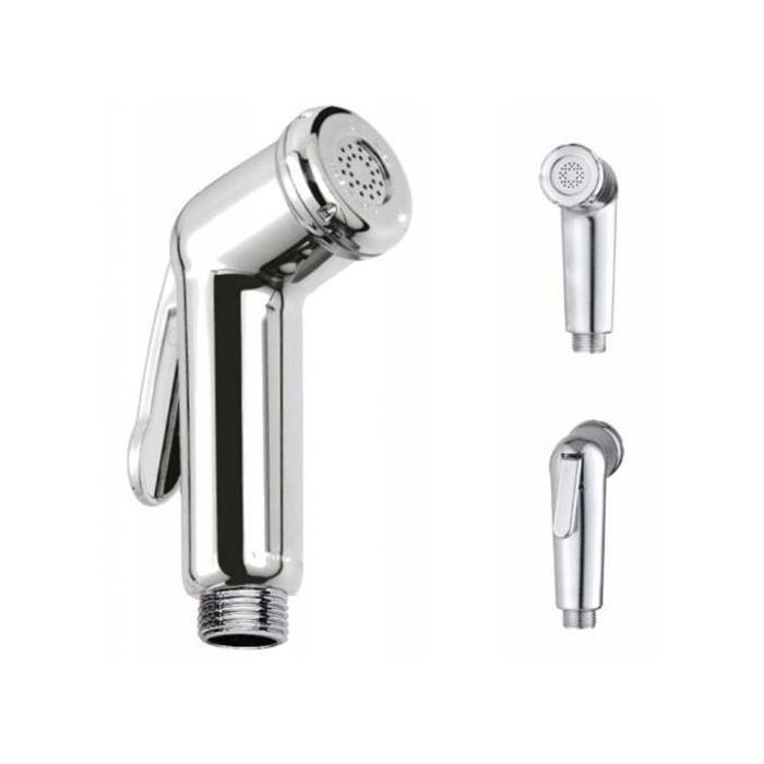 Douchette WC Chromée Sans Flexible - Toilette, Bain & WC - 1 Jet - Economie d'Eau