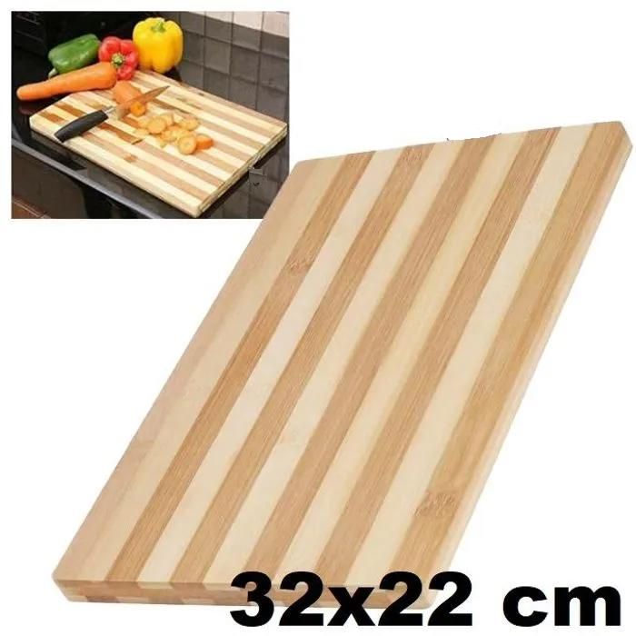 Planche à Découper Rectangulaire en Bois - COULEUR ALIATOIRE