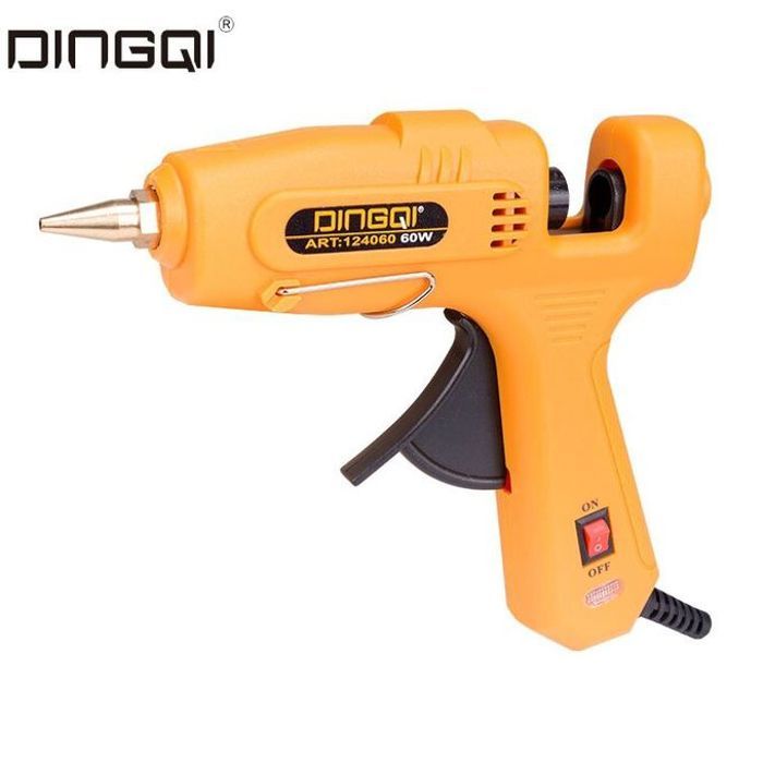 Pistolet à Colle Chaude 60W - Pour Bricolage et Réparation - Débit Contrôlé
