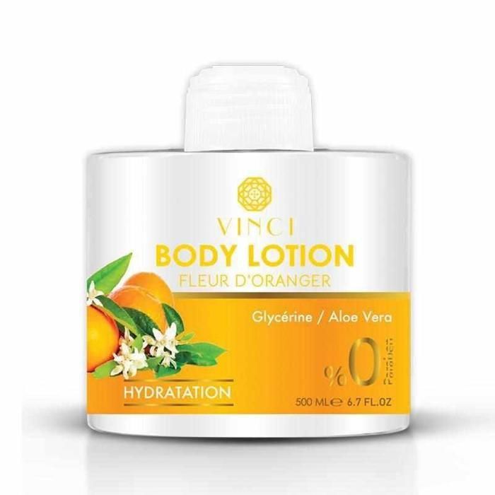 Crème visage & corps hydratante: Body Lotion Fleur d'oranger oil - 500ml