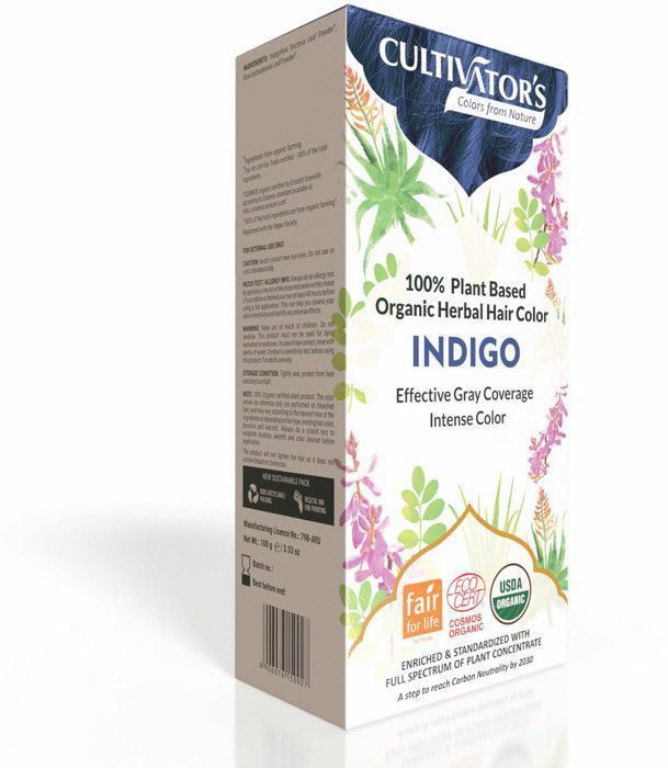 Cultivator's Poudre d'Indigo biologique - Coloration végétale