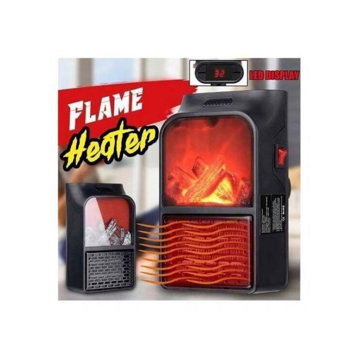 chauffage mini Flame Heater instantané rapide avec télécommande 1000wt