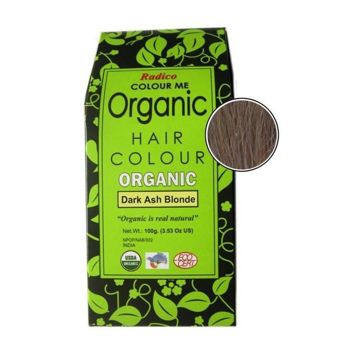 Coloration capillaire végétale - RADICO - Blond Cendré Sombre - Vegan - 30 jours - Sans produits chimiques