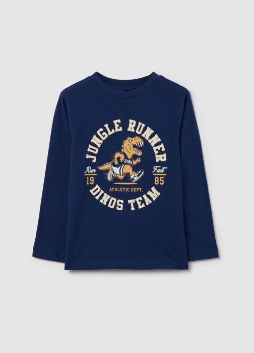 T-shirt à manches longues avec imprimé