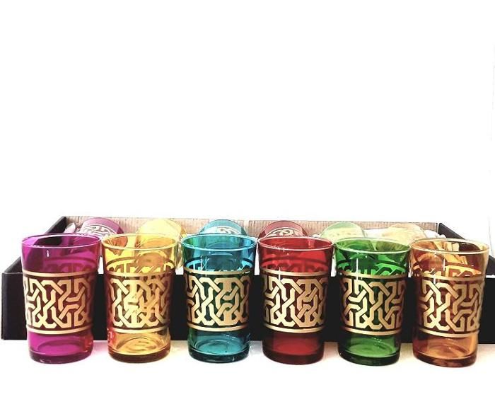 12 Verres À Thé Arabesque