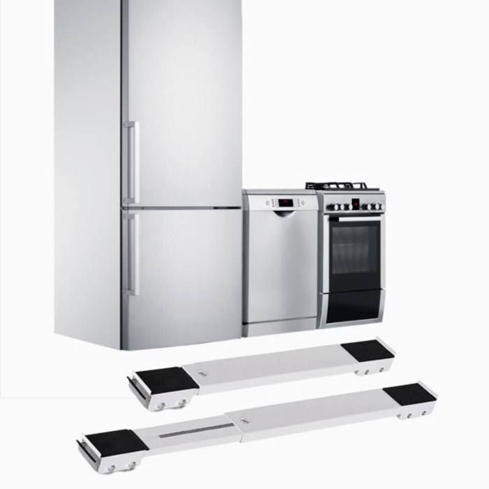 Support à roulettes pour électroménager, frigo, réfrigérateur et cuisinière