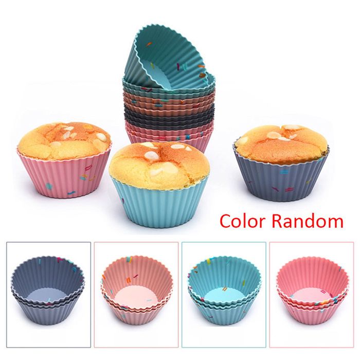 Moule à Cupcake - KIMO SHOP - Silicone - Réutilisable - 6 pièces - Démoulage facile