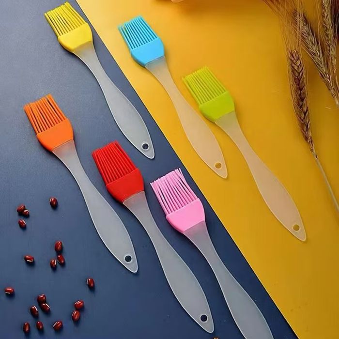 Pinceau en silicone pour raie d'huile, brosse de cuisson alimentaire, brosse d'ajout de gâteau, brosse d'assaisonnement