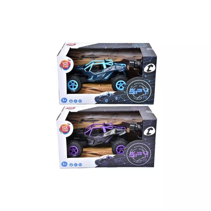 VOITURE DE COURSE 1/14 RC SPY HORS ROUTE 2 COULEURS
