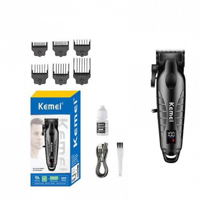 Kemei-Tondeuse à cheveux professionnelle sans fil - KM-2290