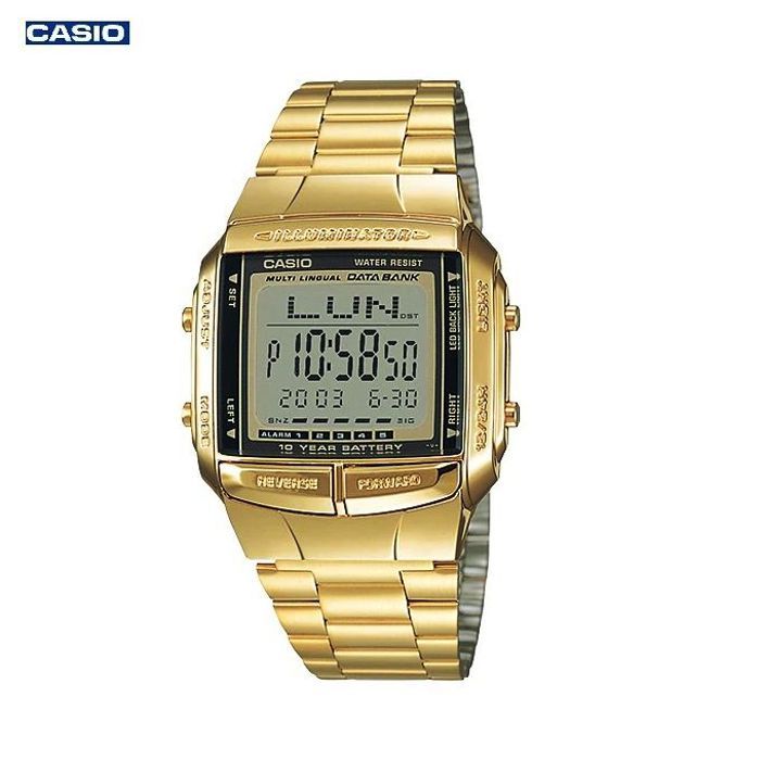 Casio Montre Homme Chrono Digitale Bracelet Acier Water Resistant db-360g-9adf