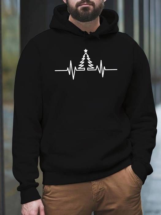 Sweat à Capuche - OUTFITS AND MORE - Douillet - Noir - Manches Longues - Adulte