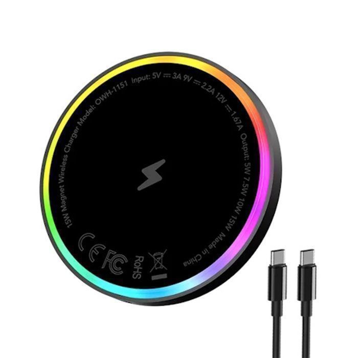 Station de Charge Magnétique Sans Fil Oraimo PowerDock 15W : Praticité et Performance