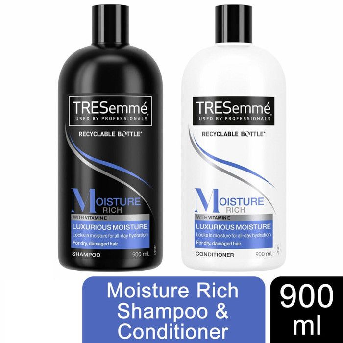 Tresemme Duo Shampooing Et Revitalisant pour Cheveux Secs Rich Moisture - 900ml x2
