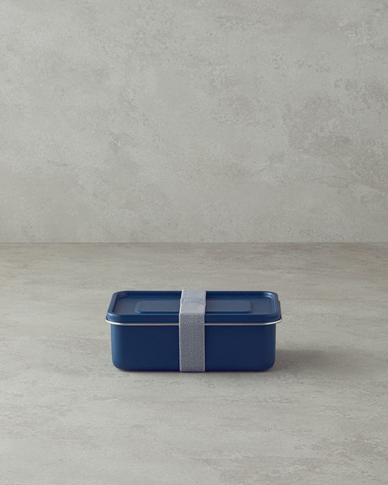 Lunch Box en acier inoxydable Harper, capacité 900 ml, coloris Bleu marine