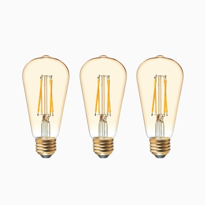 3 Ampoules LED Edison E27 vintage