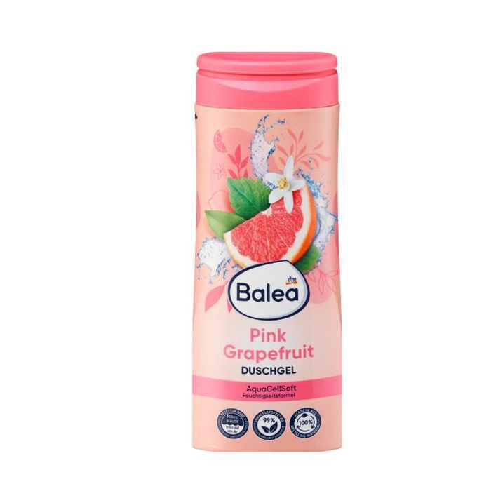 Gel douche - Pink Grape Fruit - 300ML - Sans parabène - Hydratant - Mixte