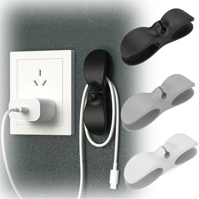 3 Pièces Enrouleur de Câble en Silicone pour Machine à Café, Outil de Fixation de Fil pour Friteuse à Air
