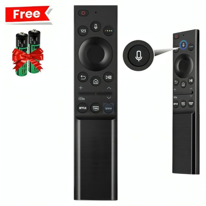 Telecommande vocale Samsung Smart TV + Deux piles Gratuit