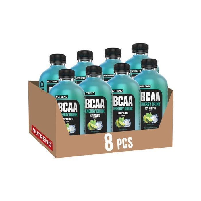 BCAA Energy Drink 330ml Icy Mojito - Nutrend (8 Unités)