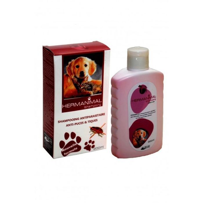 Hermanimal Shampoing pour animaux de compagnie CHIEN ET CHAT