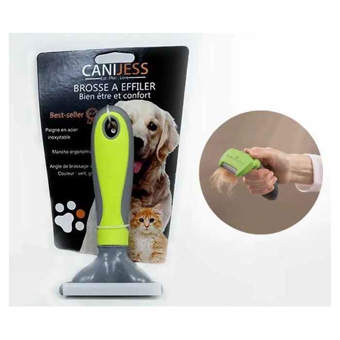 Canijess Brosse Furminator élimine les poils morts - CaniJess