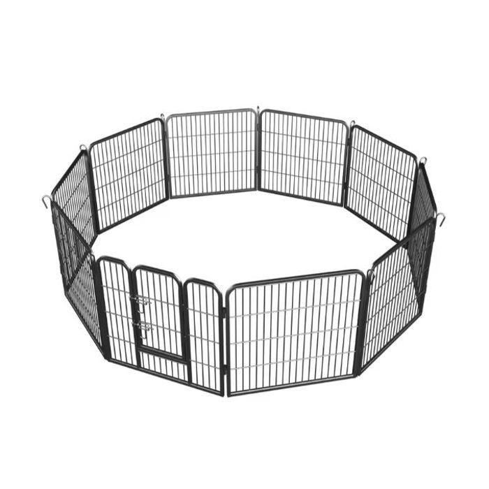 Cages Parc enclos pour chiens modulable – 8 panneaux 60×80 cm