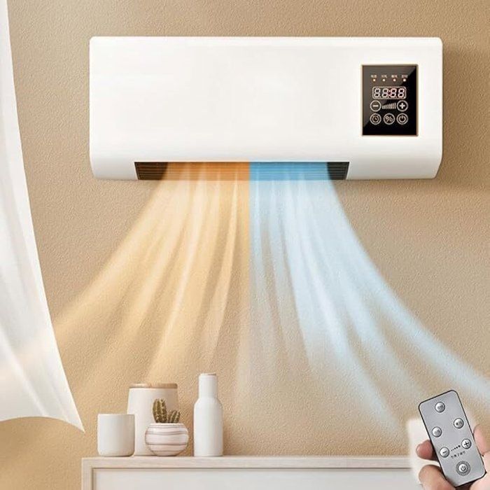 Mini climatiseur Et Chauffage portable mural pour salon Avec Télécommande