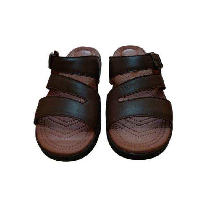 Sandale médicale - Collection-SANDAL - Marron - Cuir véritable - Confortable - Semelle intérieure douce
