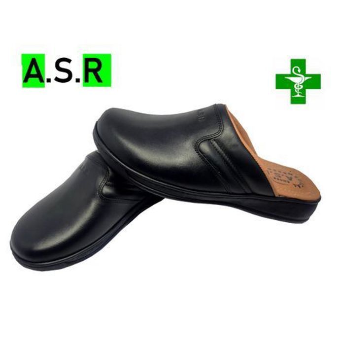 Sabot Médical - A.S.R - Modèle 43 - Cuir 100% - Confort médical - Chic et décontracté