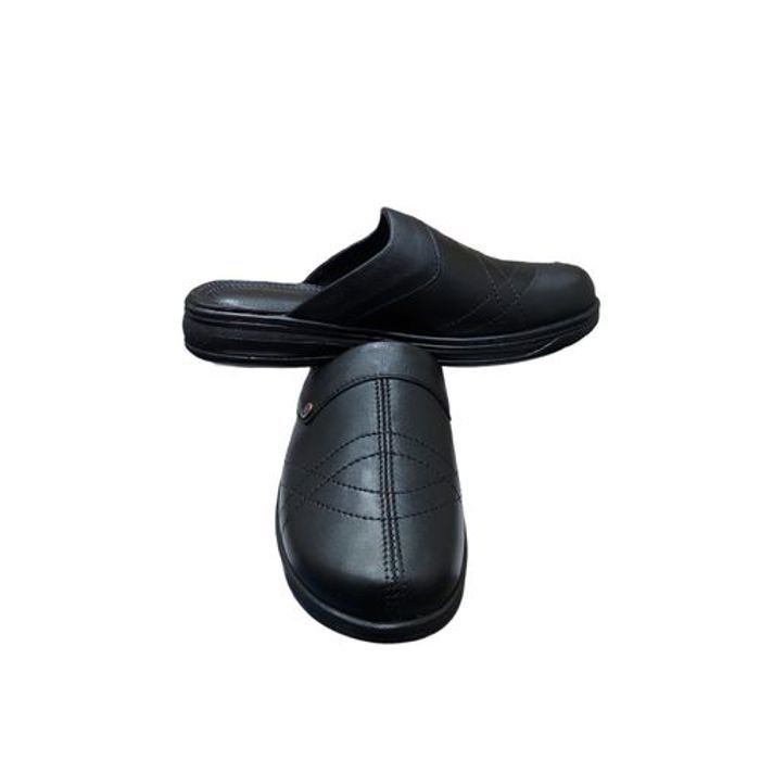 Sabot Médical - TERZA - Noir - Cuir - Confort - Tendance 2023