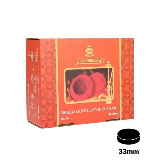 Charbons Al Fakher - 100 Pièces