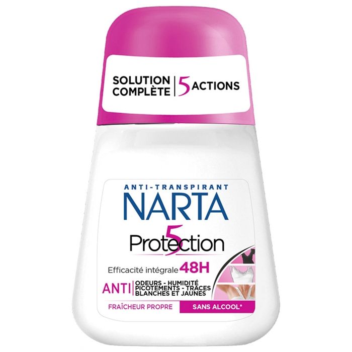 Déodorant roll on - NARTA - Protection 5 - 48h - 50 ml