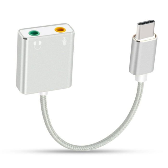 Adaptateur audio USB C, carte son canal 7.1 CS